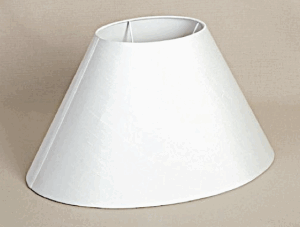 ALEXANDERS OVAL ANTUNG LIGHT SILK SHADE